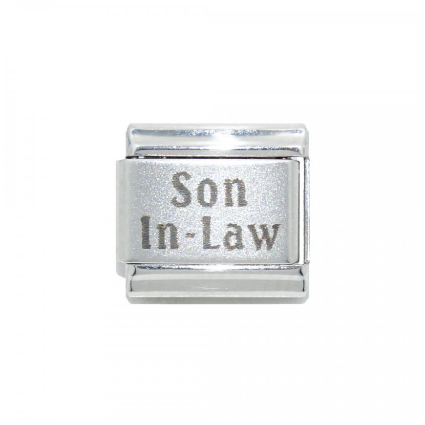 Son in-law - 9mm Laser Italian Charm - Click Image to Close