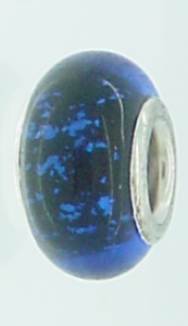 EB218 - Dark blue bead with speckles