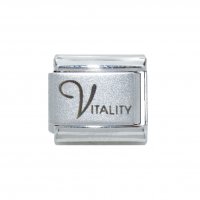 Vitality - 9mm Laser Italian charm