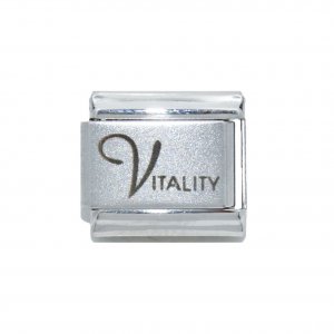 Vitality - 9mm Laser Italian charm