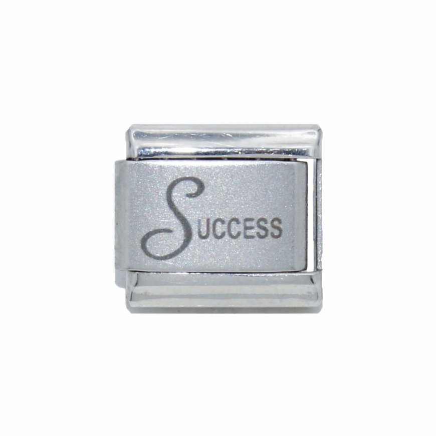 Success - 9mm Laser Italian charm - Click Image to Close
