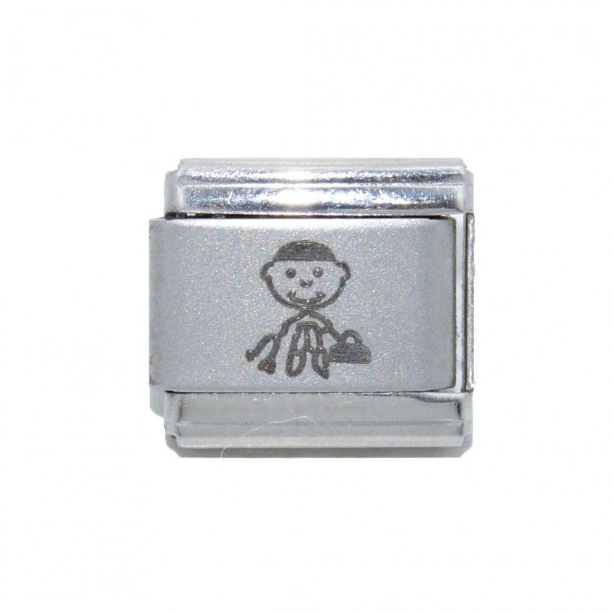 Doctor - 9mm Laser Italian charm - Click Image to Close