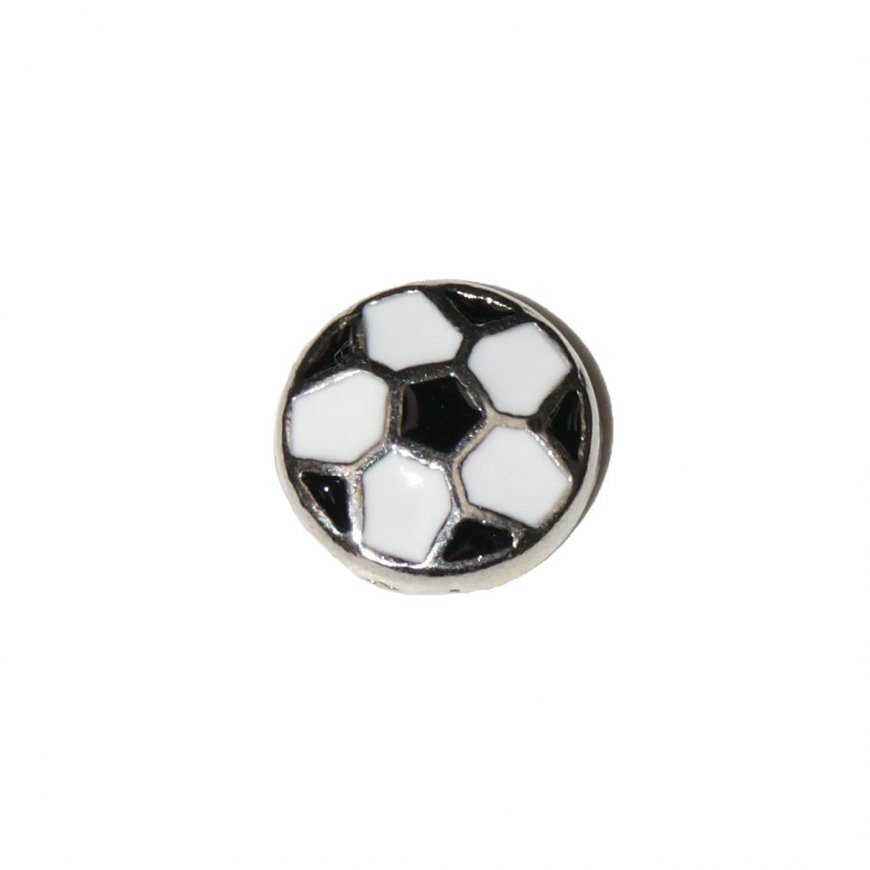 Football 8mm floating locket charm fits living memory lockets - Click Image to Close