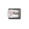 Mum with Breast Cancer Ribbon 9mm Italian charm