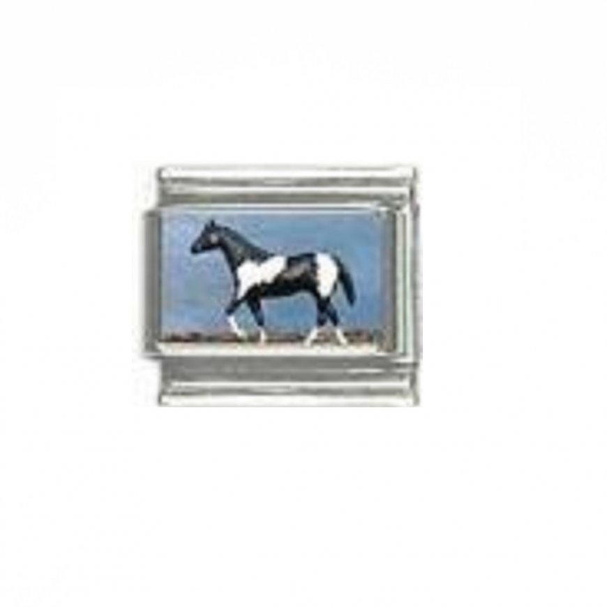 Horse (w) - photo 9mm Italian charm - Click Image to Close