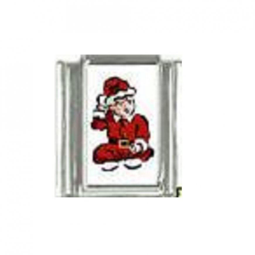 Christmas (p) - Mrs Claus 9mm Italian Charm - Click Image to Close