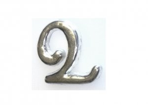Silvertone flat letter Q - floating memory locket charm