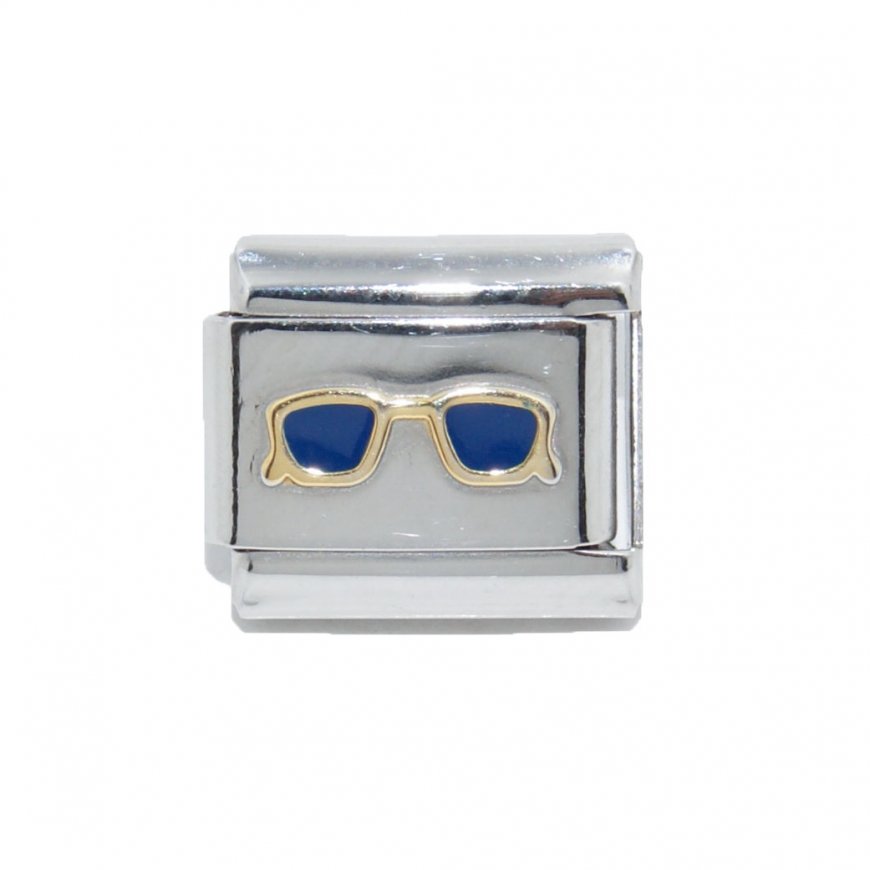 Sunglasses - 9mm enamel Italian Charm - Click Image to Close