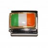 Flag - Ireland new photo enamel 9mm Italian charm