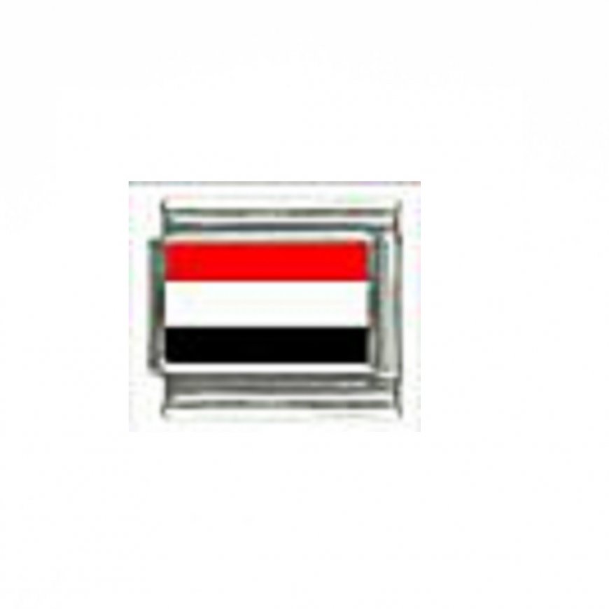 Flag - Yemen photo 9mm Italian charm - Click Image to Close