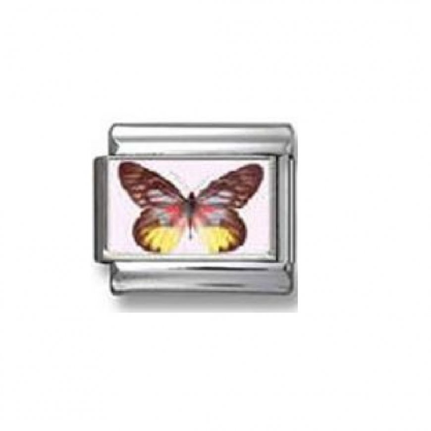 Butterfly photo a48 - 9mm Italian charm - Click Image to Close