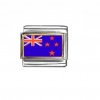 Flag - New Zealand photo enamel 9mm Italian charm