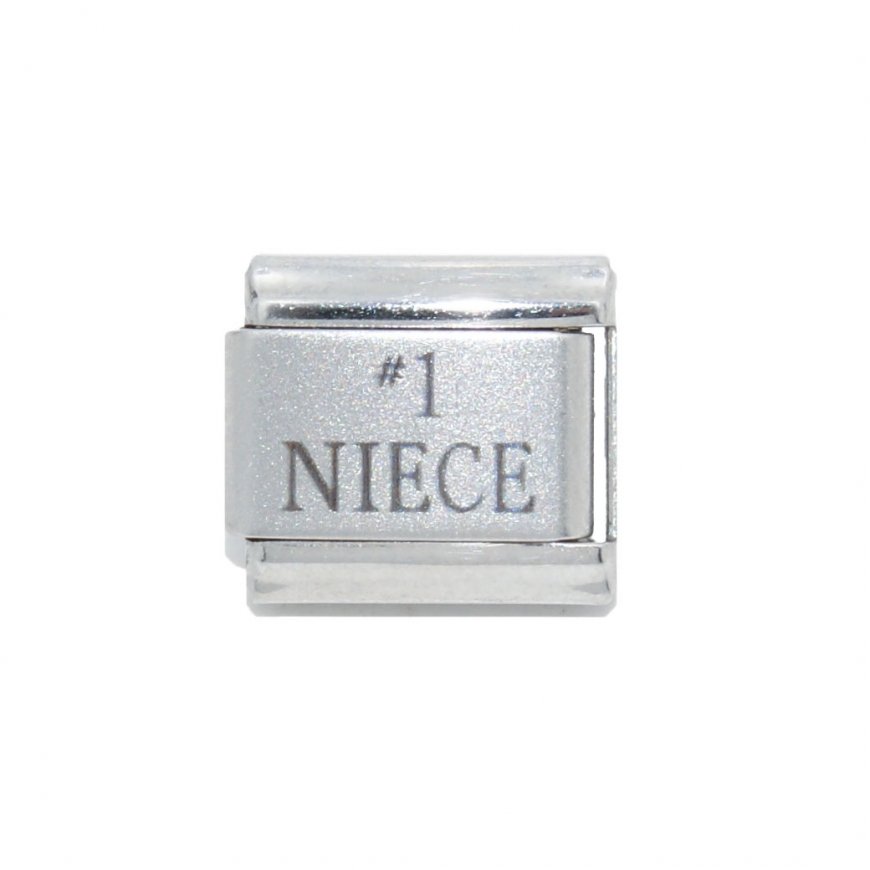 #1 Niece - Laser 9mm Italian charm - Click Image to Close