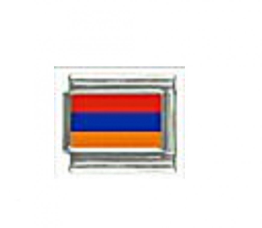 Flag - Armenia photo 9mm Italian charm - Click Image to Close