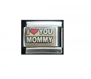 I love you Mommy - 9mm Photo Italian charm