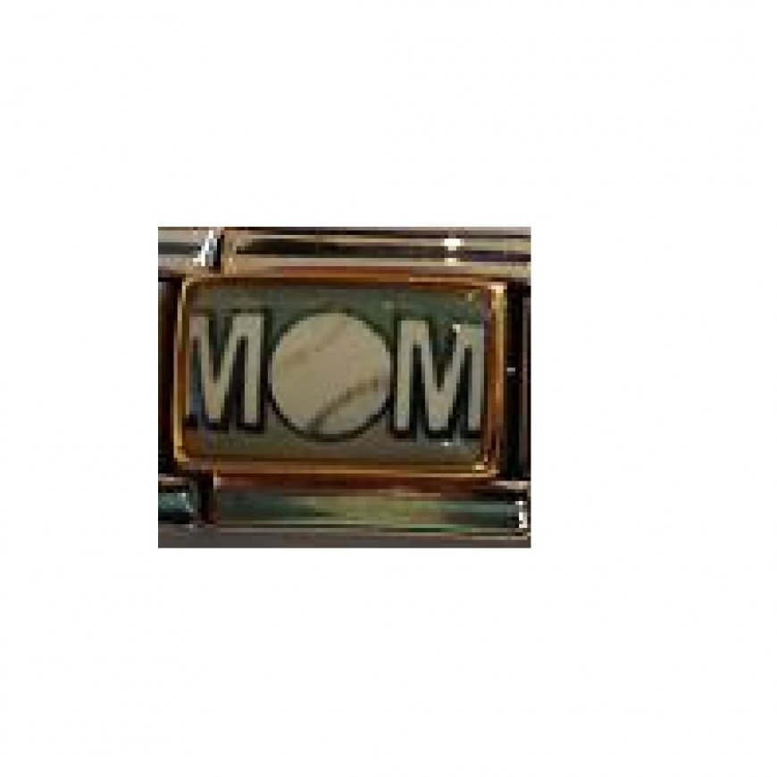 Baseball Mom - 9mm Enamel Photo Charm - Click Image to Close