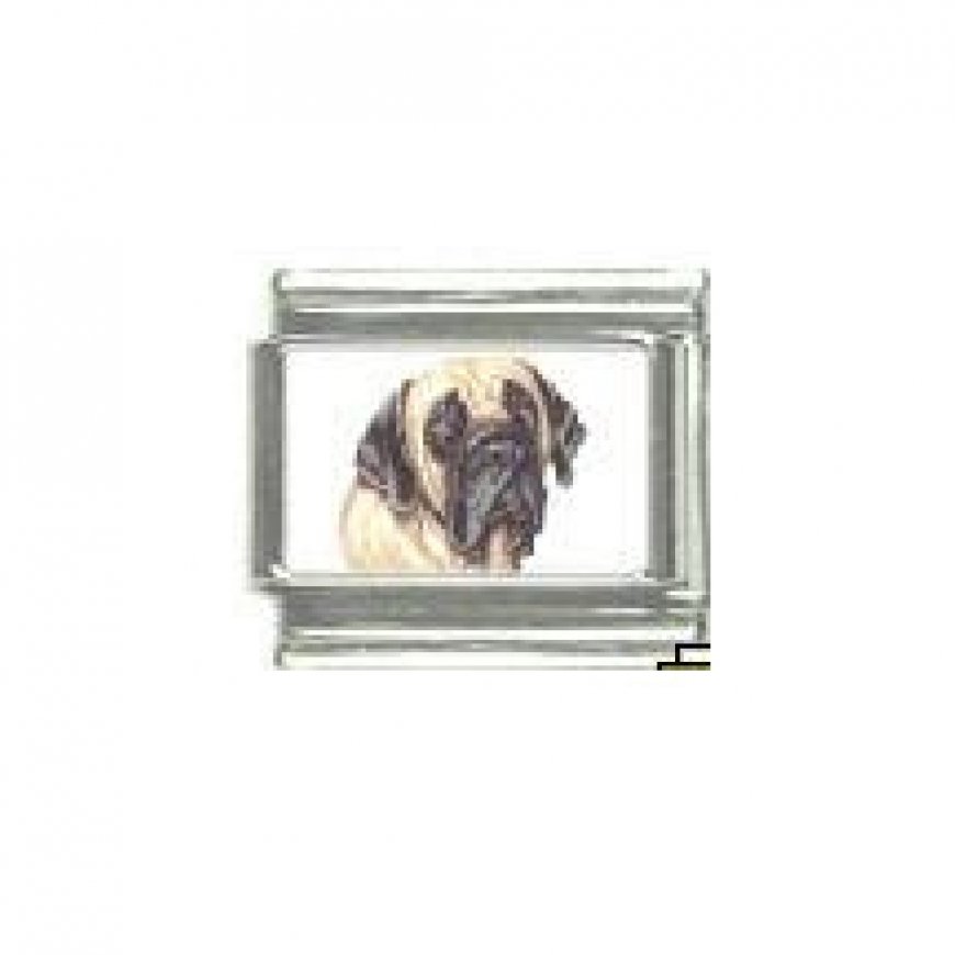 Dog charm - Mastiff 3 - 9mm Italian charm - Click Image to Close
