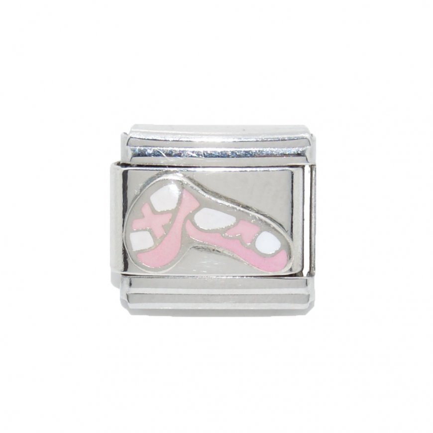 Ballet shoes (a) - Enamel 9mm Italian Charm - Click Image to Close