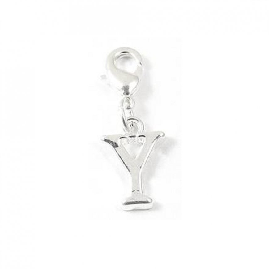 Letter Y - Clip on charm fits Thomas Sabo Style Bracelets - Click Image to Close