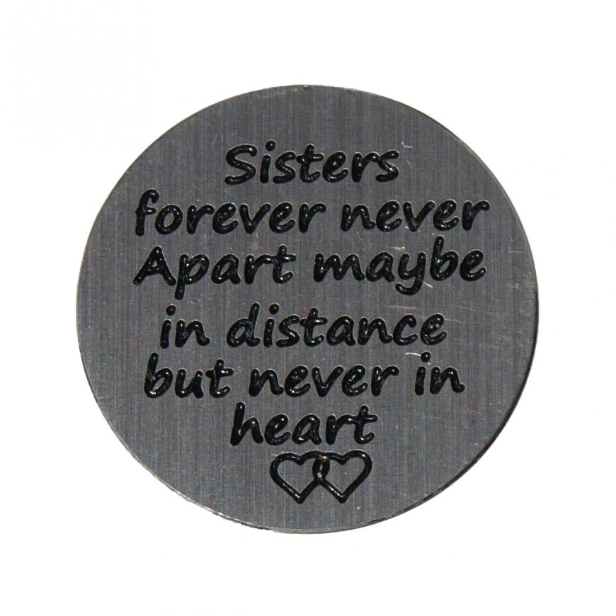 Sister Forever 22mm Plate to fit 30mm Lockets - Click Image to Close