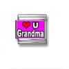 Love u grandma - photo 9mm Italian charm