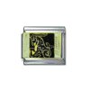 Capricorn Sparkly enamel (22/12-20/1) 9mm Italian charm