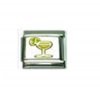 Margarita glass (b) - enamel 9mm Italian charm