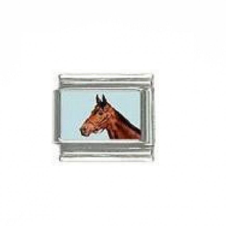 Horse (ae) - photo 9mm Italian charm - Click Image to Close