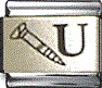 Screw U - 9mm Italian laser charm - Click Image to Close