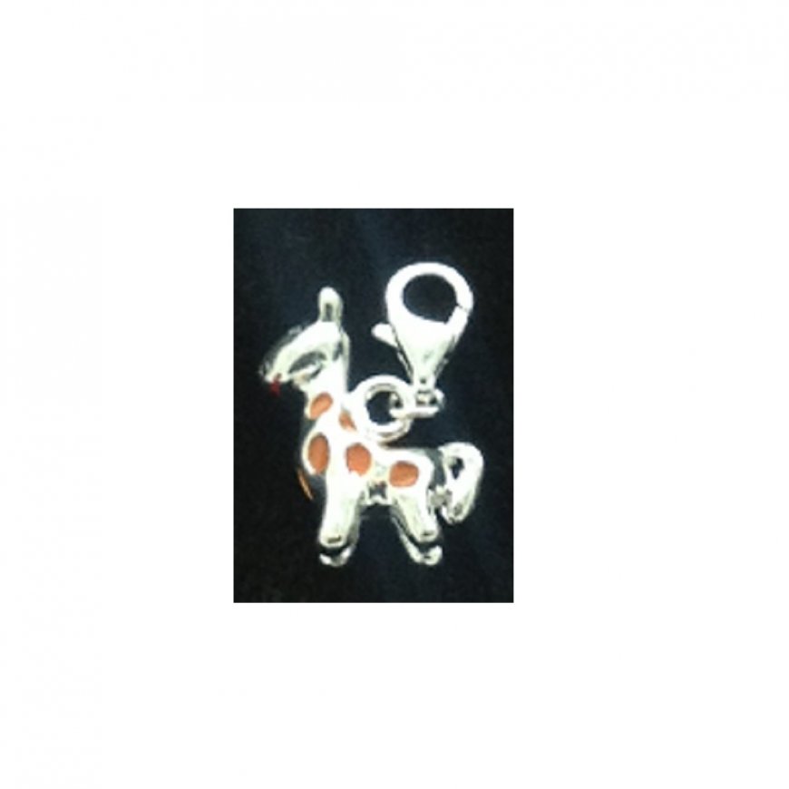 Giraffe - Clip on charm fits Thomas Sabo style Bracelets - Click Image to Close