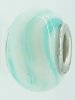 EB323 - Turquoise marble effect bead