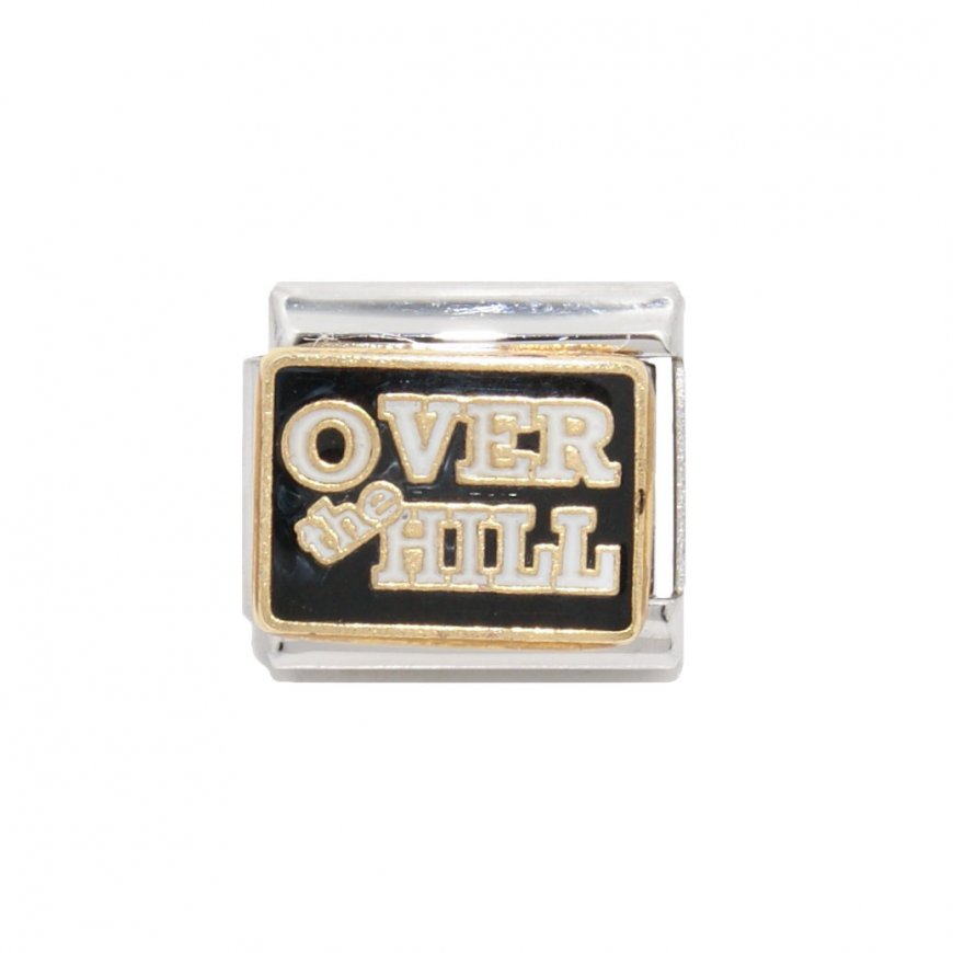 Over the Hill - 9mm enamel Italian charm - Click Image to Close