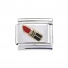 Black lipstick - enamel 9mm Italian charm