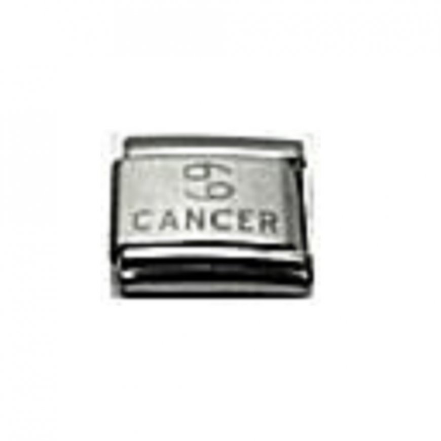 Cancer laser (22/6-23/7) 9mm Italian charm - Click Image to Close