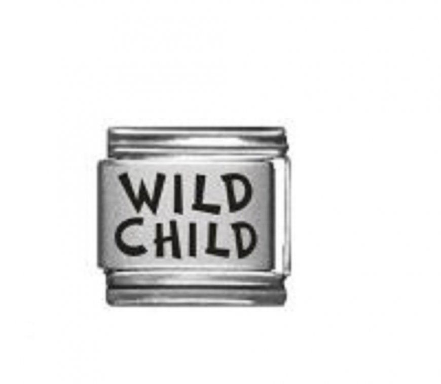 Wild Child - laser 9mm Italian charm - Click Image to Close