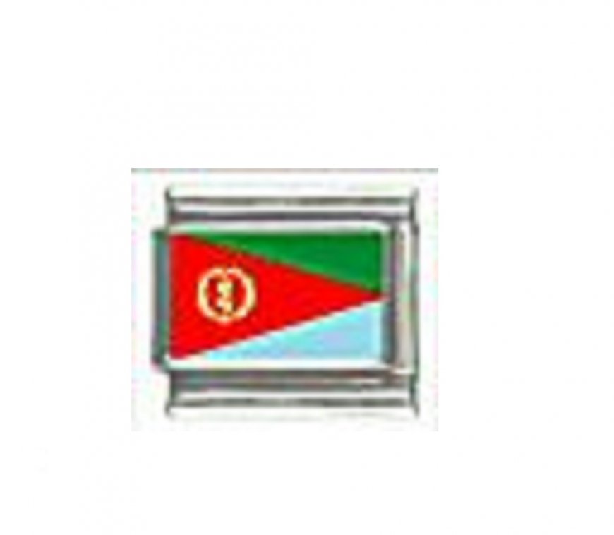 Flag - Eritrea photo 9mm Italian charm - Click Image to Close