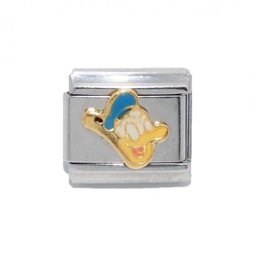 Donald Duck - Disney 9mm classic Italian Charm - Click Image to Close