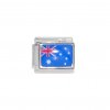 Flag - Australia photo enamel 9mm Italian charm