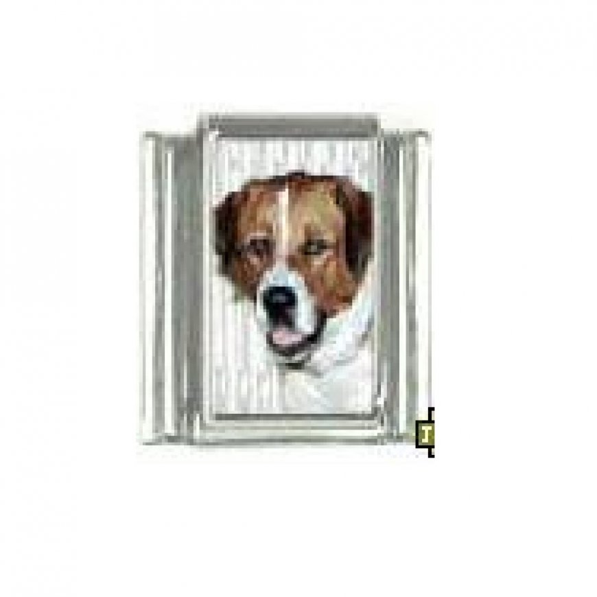 Dog charm - St Bernard 5 - 9mm Italian charm - Click Image to Close