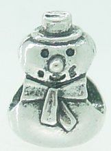 EB376 - Snowman bead - Click Image to Close