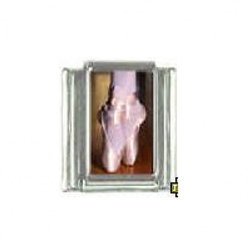 Ballet Shoes (a) - photo 9mm Italian charm - Click Image to Close