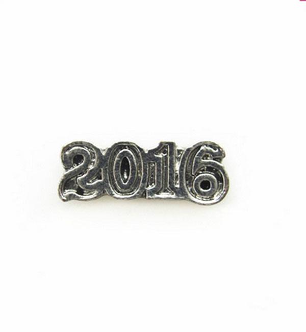 Silvertone 2016 9mm floating charm fits living memory locket - Click Image to Close