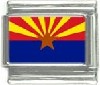 US State Flag - Arizona - 9mm Italian Charm