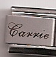 Carrie - laser name clearance