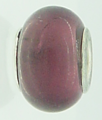 EB115 - Purple foil glass bead