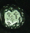 EB137 - Bead with small crosses