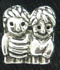 EB156 - Boy and girl bead - Click Image to Close