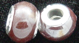 EB220 - Brown shiny bead - Click Image to Close