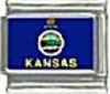 US State Flag - Kansas - 9mm Italian Charm