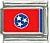US State Flag - Tennesse 9mm Italian charm - Click Image to Close